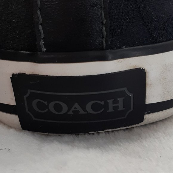 Coach Signature Franca Hi-Top Sneakers - Picture 6 of 11